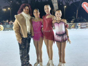 Greta, Maddy e Viola al Foro Italico